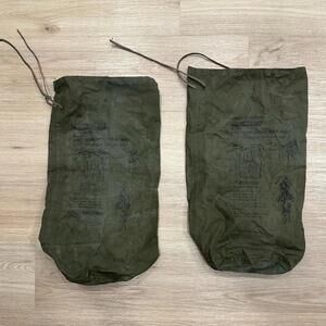U.S. Military Waterproof Pack Liner, Size 1 Lot Of 2 East Wind Industries VTG